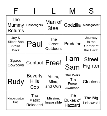 Movies_04052025 Bingo Card