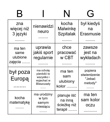 We love EU Bingo Card