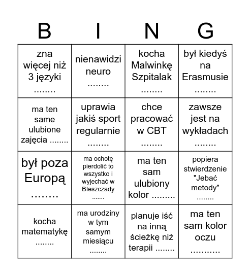 We love EU Bingo Card