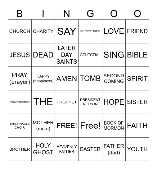 Conference Bingo Card