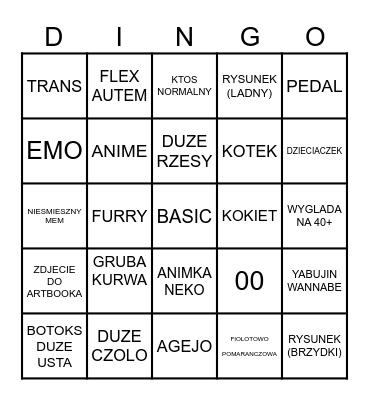 MSP Z TMOMCI Bingo Card