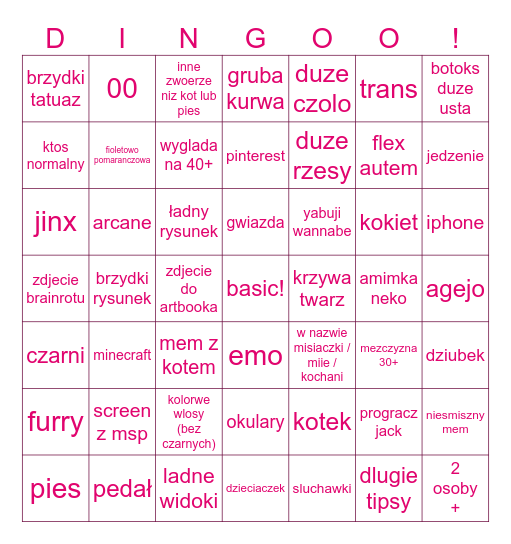 MSP Z TMOMCI + Bingo Card