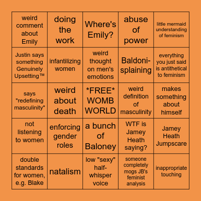 meow meow Baldingo Bingo Card