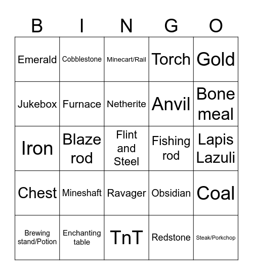 I am placing blocks and sh*t Bingo Card