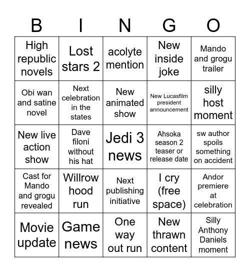 SWCJ Bingo Card