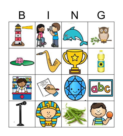 Le son - ph et h Bingo Card