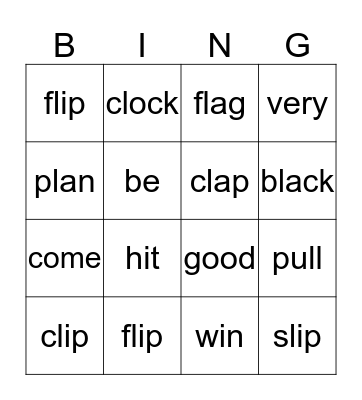 10-10-16 L-Blends Bingo Card