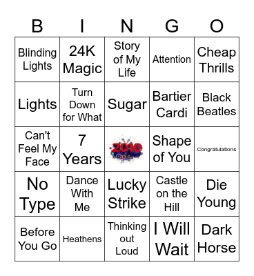 2010's - Round 1 Bingo Card
