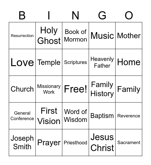 Conference Bingo Card