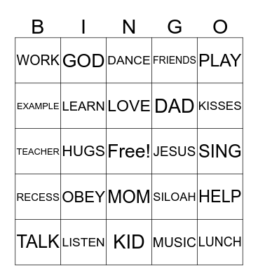 Naeomi's Bingo Card