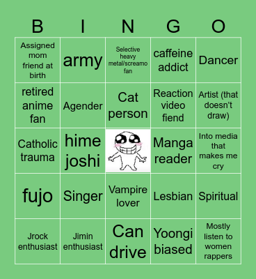 CHANCE BINGO! Bingo Card