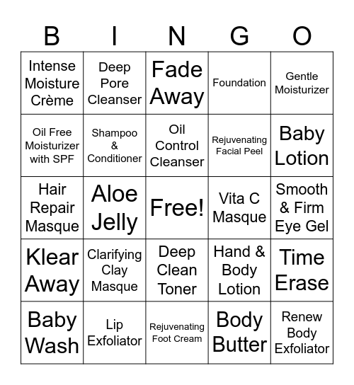 L’BRI BIRTHDAY Bingo Card