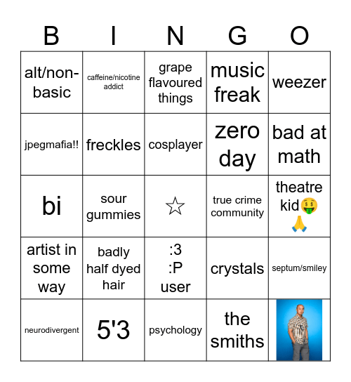 me core Bingo Card