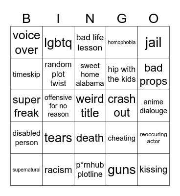 tomorrows teaching Bingo Card