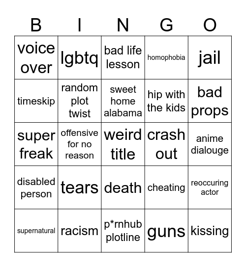 tomorrows teaching Bingo Card
