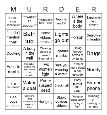 How Predictable Bingo Card