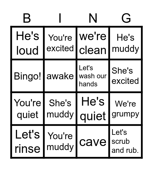 Senior class Unit 7 Bingo Card