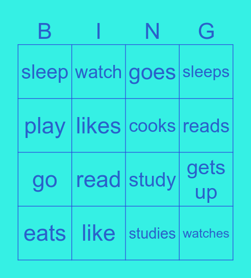 Present Bingo Card