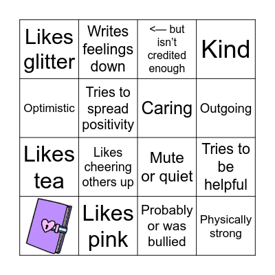 Flutter Kinnie Bingo Card