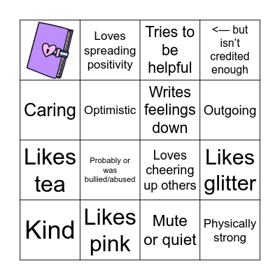 Flutter Kinnie Bingo Card