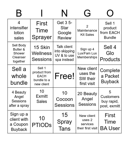 April 6-19 Bingo Card