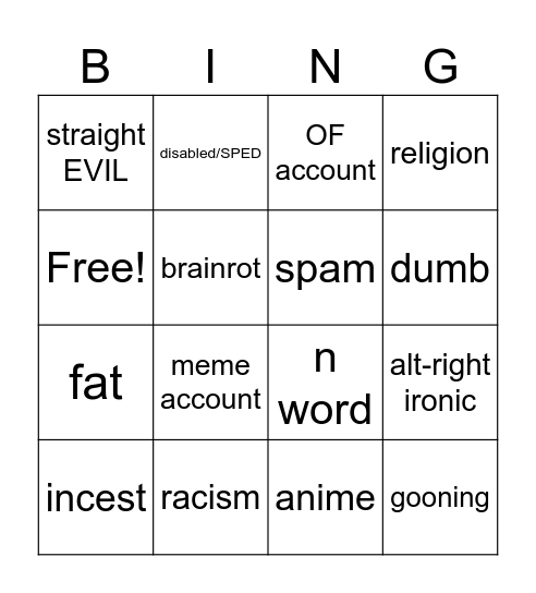 IG REELS BINGO (SHORT) Bingo Card