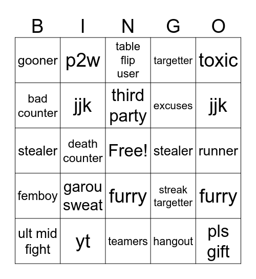 tsb Bingo Wingo Bingo Card