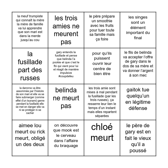 TWL S3 FINAL AXEL Bingo Card