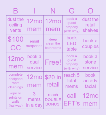SPRING INTO SALES Bingo Card