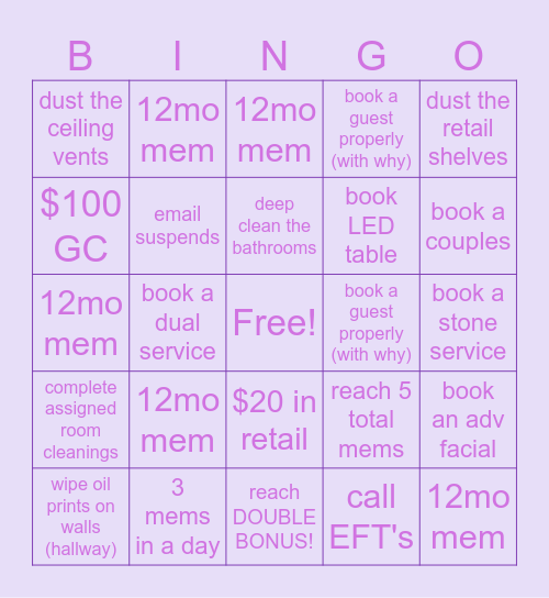 SPRING INTO SALES Bingo Card
