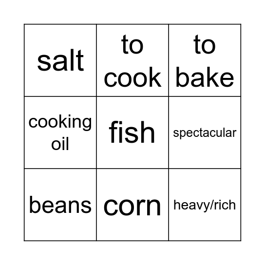 3 en raya Bingo Card