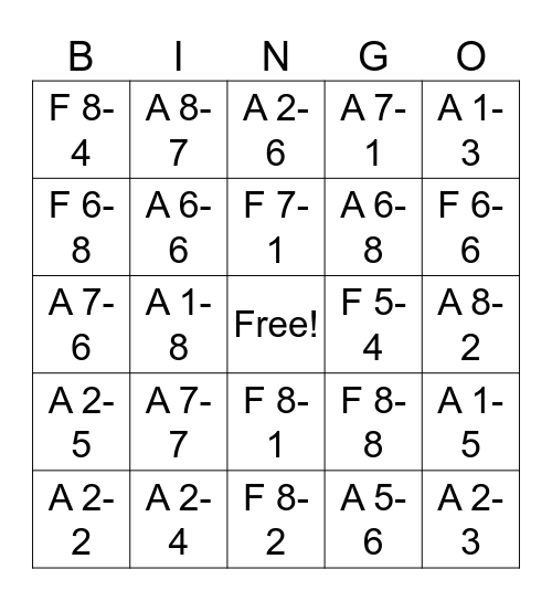 USS TRUXTUN BINGO Card