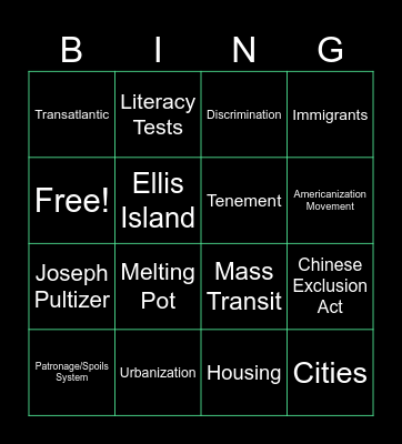 Mod 13 Bingo Card