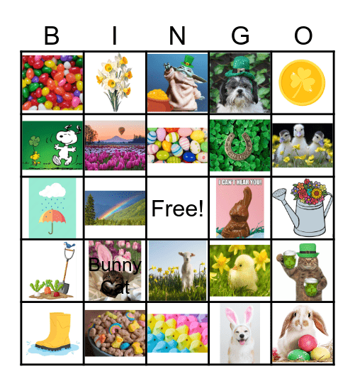 Spring Bingo Card