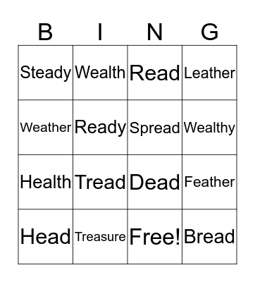 EA Bingo Card
