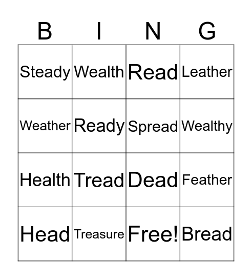 EA Bingo Card