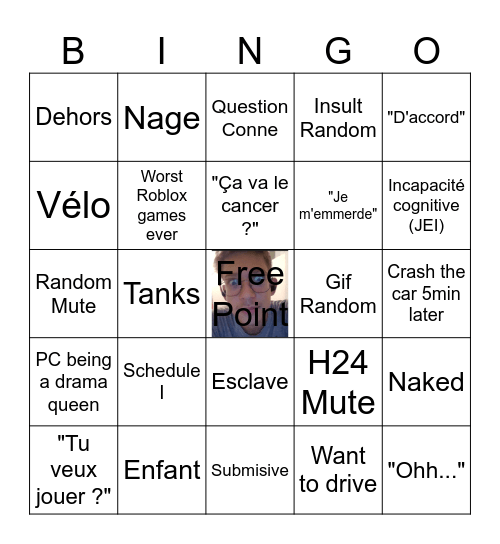 Anri Bingo Card