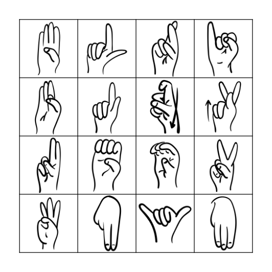 Bingo do alfabeto! Bingo Card