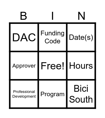 Payroll Palooza!!! Bingo Card