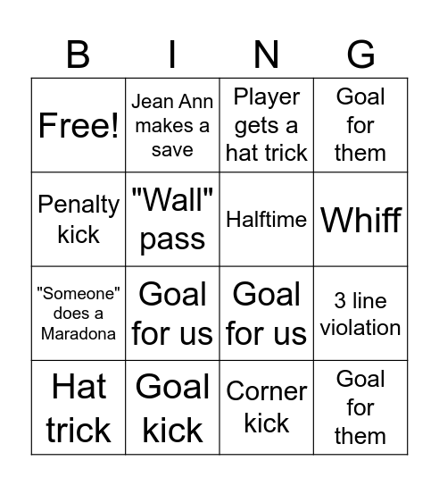 Crazy Eights Monday Night Bingo Card