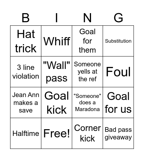 Crazy Eights Monday Night Bingo Card