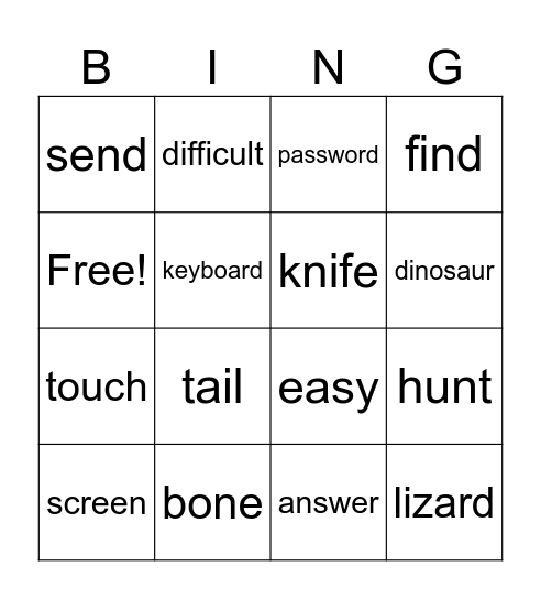 Wonderful World 2 Bingo Card