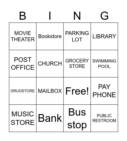 ESO1 Bingo Card
