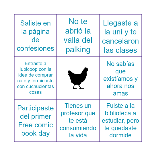Bingo CAM Bingo Card