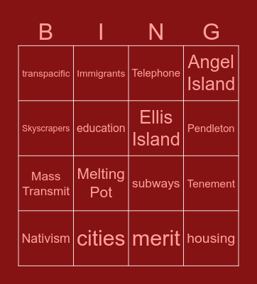 I hate school Bingo Card