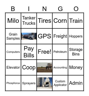 Midland Marketing Coop Bingo Card
