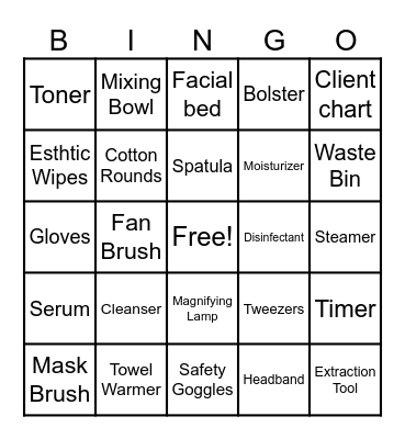 Bingo Esti-Style Bingo Card