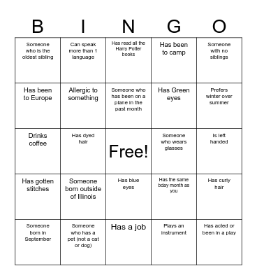 ERC Pathlight Bingo Card