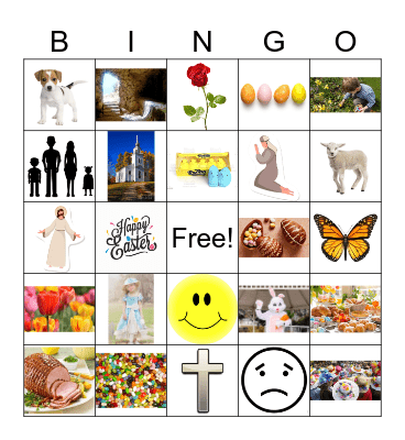 Easter Bingo Card