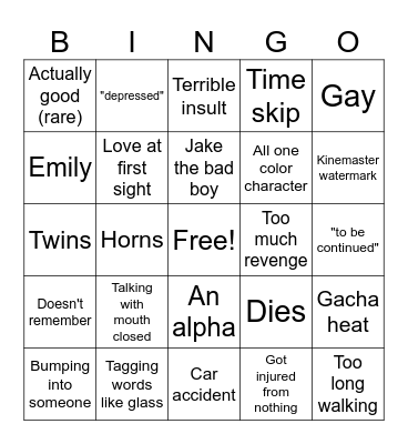 Gacha bingo Card